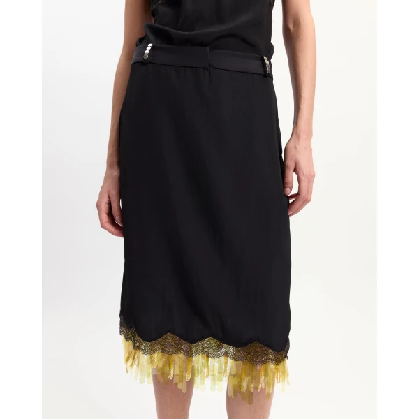 16Arlington Vea Midi Skirt In Satin, view 5