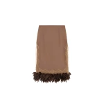 Elevate your elegance in this 16Arlington Skirts from the luxury feather dress edit