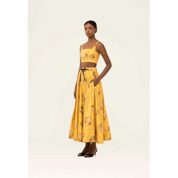 Agua By Agua Bendita Delta Paramo Maxi Skirt, view 2