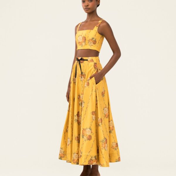 Agua by Agua Bendita Delta Paramo Maxi Skirt - Agua By Agua Bendita Skirts - Artisanal Colombian Resort Wear at Coveti
