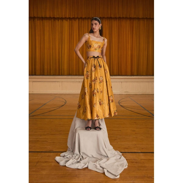 Agua By Agua Bendita Delta Paramo Maxi Skirt, view 3