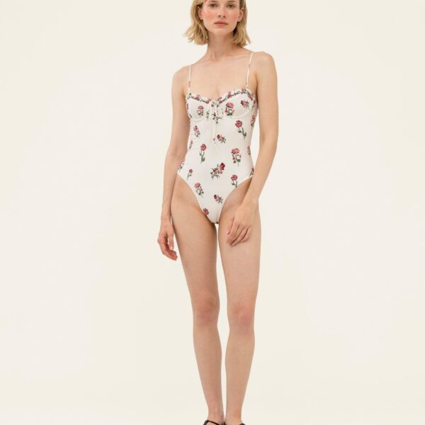 Agua by Agua Bendita Ébano Quebrada One Piece - Agua By Agua Bendita Beachwear - Artisanal Colombian Resort Wear at Coveti
