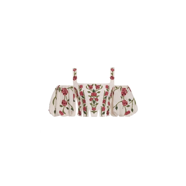 Agua By Agua Bendita Epoca Quebrada Cropped Top