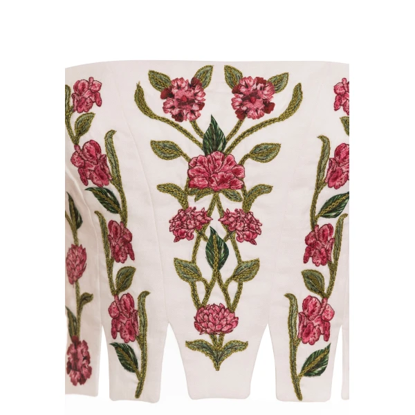 Agua By Agua Bendita Epoca Quebrada Cropped Top, view 8