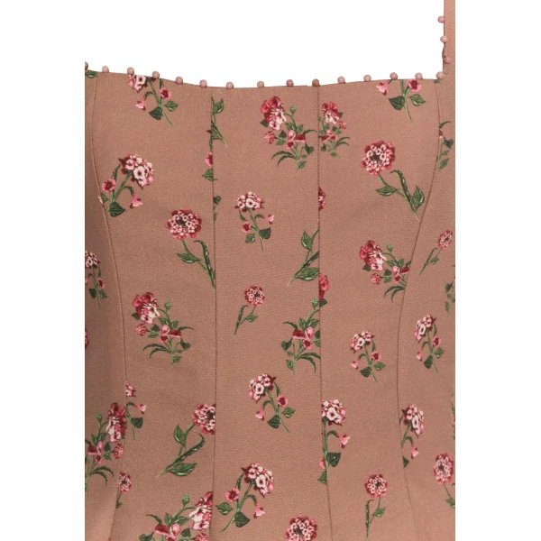 Agua By Agua Bendita Frontera Quebrada Midi Dress, view 8