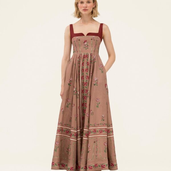 Agua by Agua Bendita Jaspe Quebrada Maxi Dress - Agua By Agua Bendita Dresses - Artisanal Colombian Resort Wear at Coveti