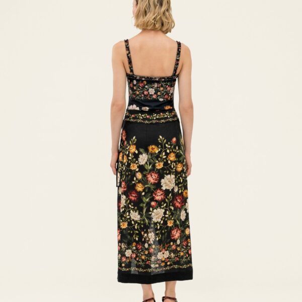 Agua by Agua Bendita Tierra Paramo Midi Pareo - Agua By Agua Bendita Skirts - Artisanal Colombian Resort Wear at Coveti