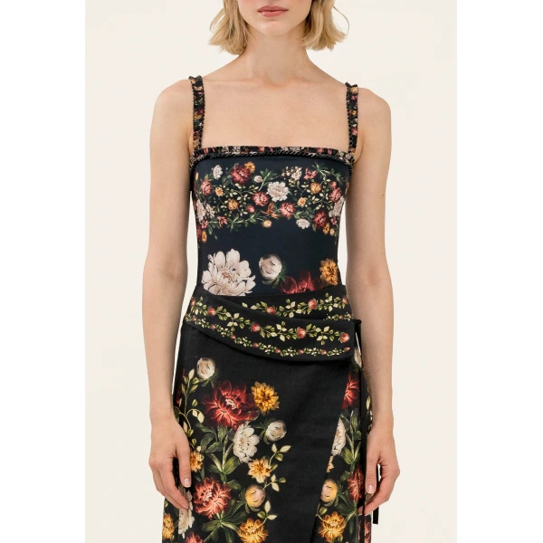 Agua By Agua Bendita Tierra Paramo Midi Pareo Skirt, view 6