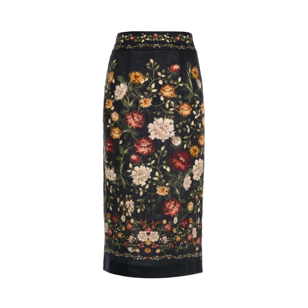 Agua By Agua Bendita Tierra Paramo Midi Pareo Skirt, view 7