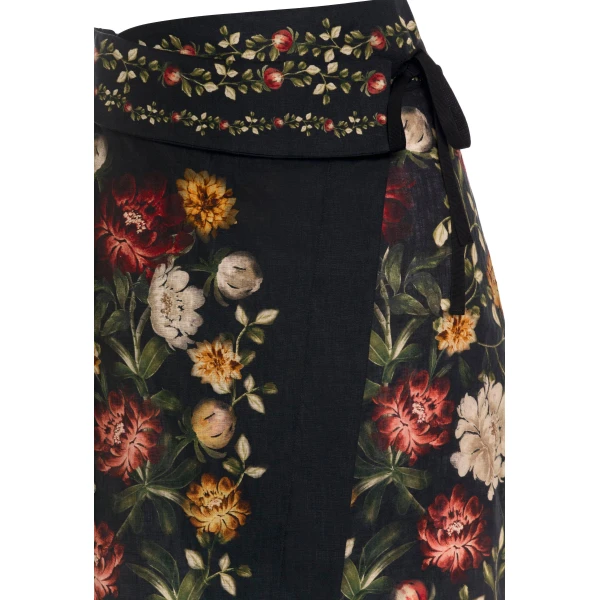 Agua By Agua Bendita Tierra Paramo Midi Pareo Skirt, view 8