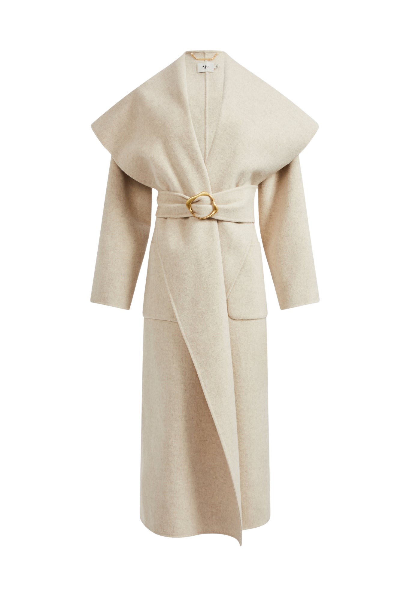 Aje-aus-Coats-Eclipse-Wool-Coat-494366_nobg Aje Ivory Coats