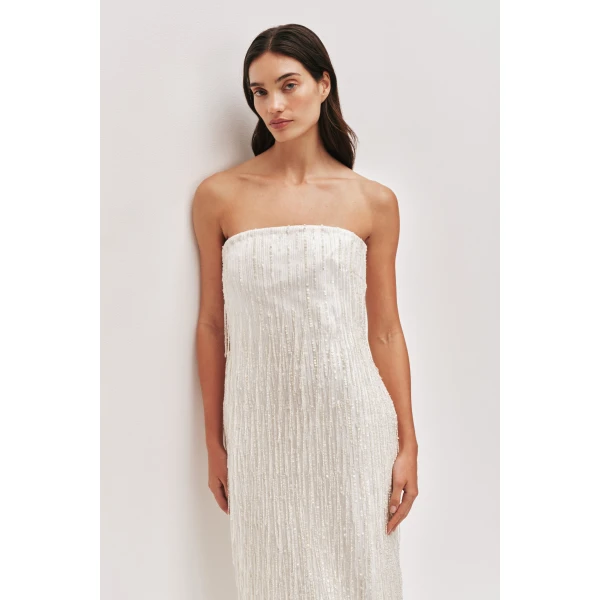 Aje Amulet Sequin Midi Dress, view 4
