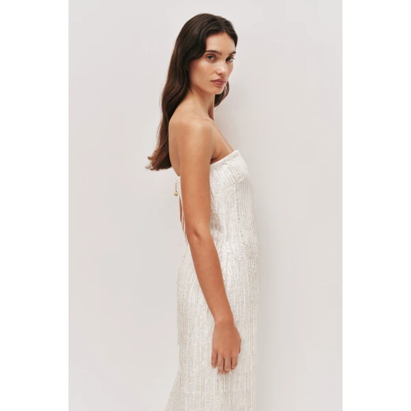 Aje Amulet Sequin Midi Dress, view 5