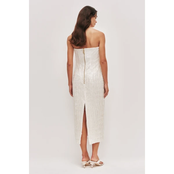Aje Amulet Sequin Midi Dress, view 6