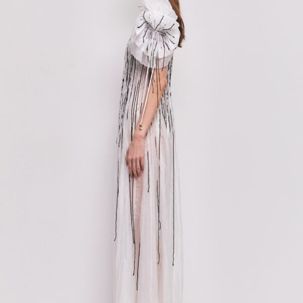 Aje Aus Dresses – structured silhouette with raw femininity from Coveti