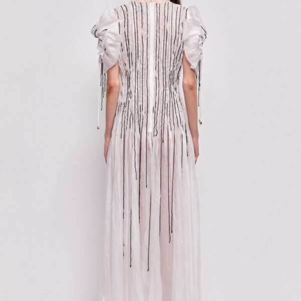 Aje clothing Aus Dresses – structured silhouette with raw femininity from Coveti