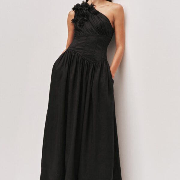 Aje Aus Dresses – structured silhouette with raw femininity from Coveti