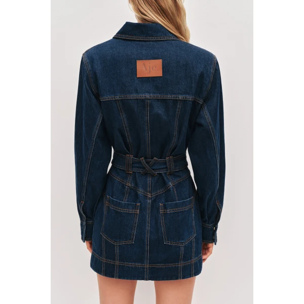 Aje Elodi Denim Mini Dress, view 5