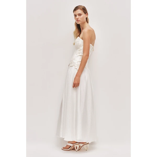 Aje Gia Embroidered Gown, view 3