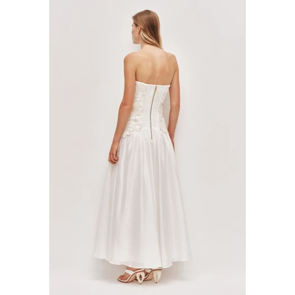 Aje Gia Embroidered Gown, view 6