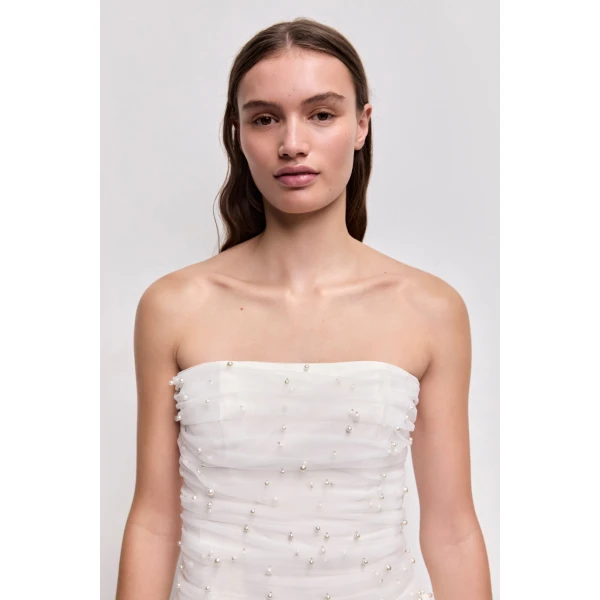 Aje Juniper Bubble Mini Dress, view 4
