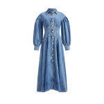 Aje Lorraine Denim Midi Dress