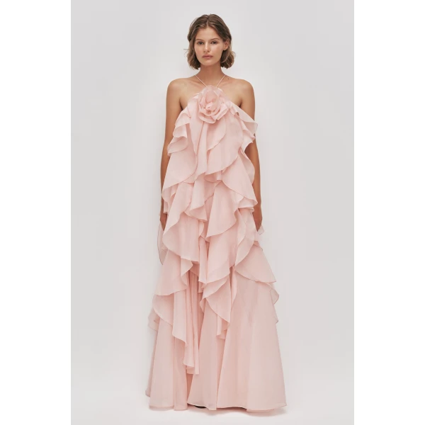 Aje Pandorea Layered Maxi Dress, view 2