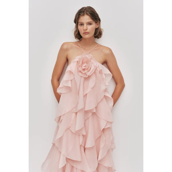 Aje Pandorea Layered Maxi Dress, view 3