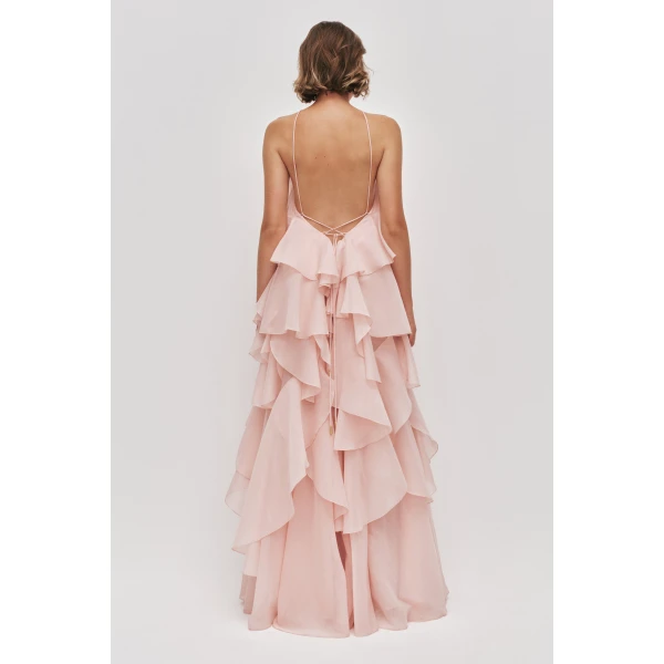 Aje Pandorea Layered Maxi Dress, view 5