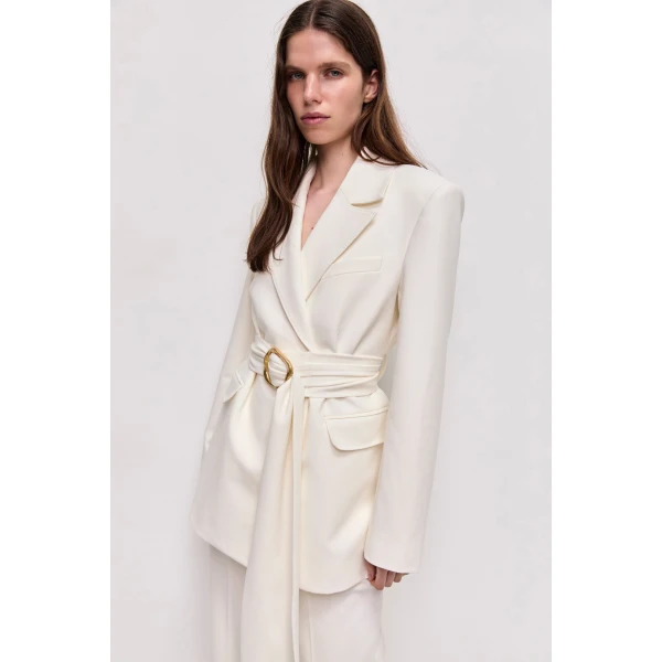 Aje Simone Lace Back Blazer, view 4