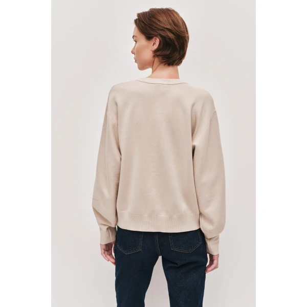 Aje Andie Pearl Logo Jumper Knit, view 5