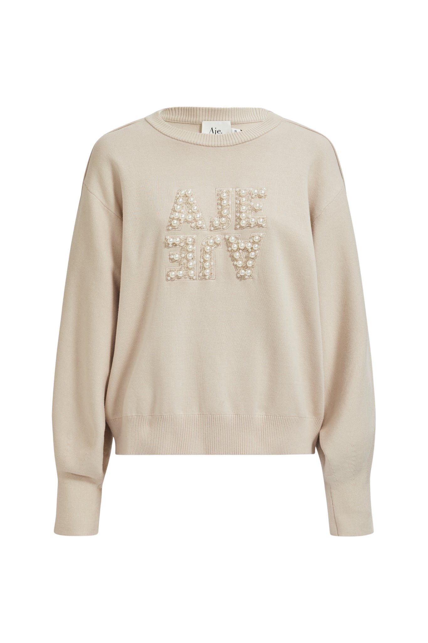 Aje-aus-Knitwear-Andie-Pearl-Logo-Jumper-517259_nobg Aje Multicolour Knitwear