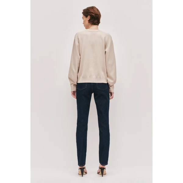 Aje Andie Pearl Logo Jumper Knit, view 6