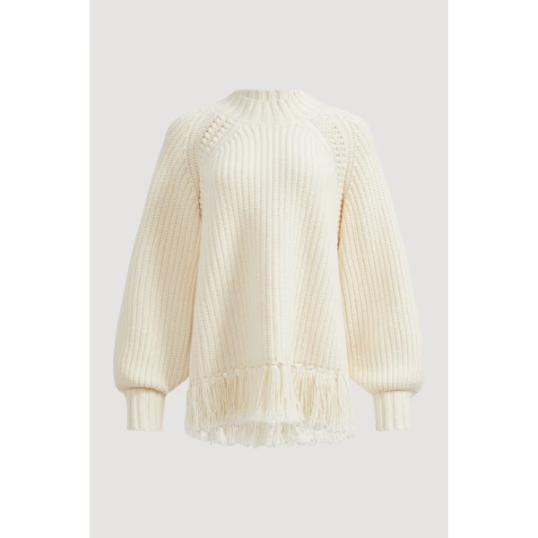 Aje clothing Aus Knitwear – structured silhouette with raw femininity from Coveti