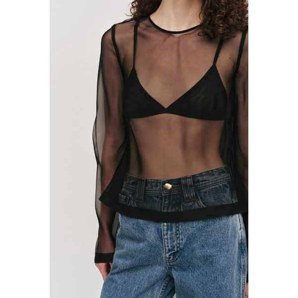 Aje Lorraine Denim Jean, view 4