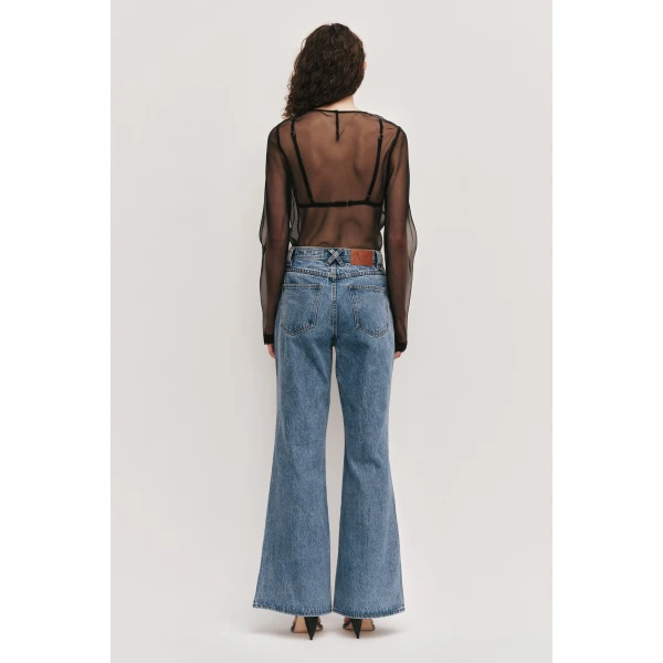 Aje Lorraine Denim Jean, view 6