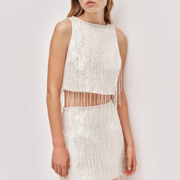 Aire Sequin Top