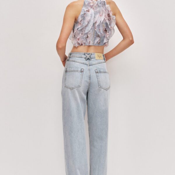 Aje Aus Tops – structured silhouette with raw femininity from Coveti
