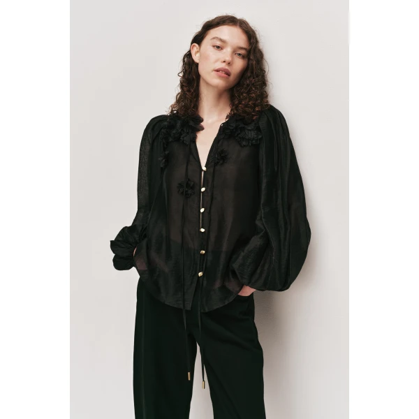 Aje Demi Blouse, view 3