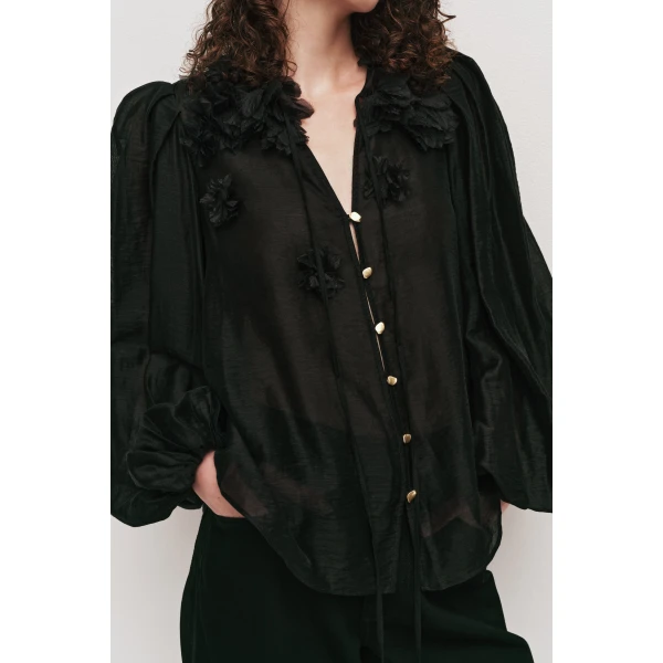 Aje Demi Blouse, view 4