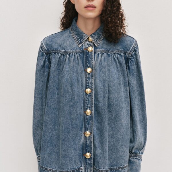 Lorraine Denim Blouse