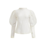 Aje Mirella Organza Long Sleeve Top