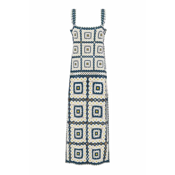 Alemais Dolly Midi Dress  Sustainable Dresses with Alemais print - Coveti Australian Designer