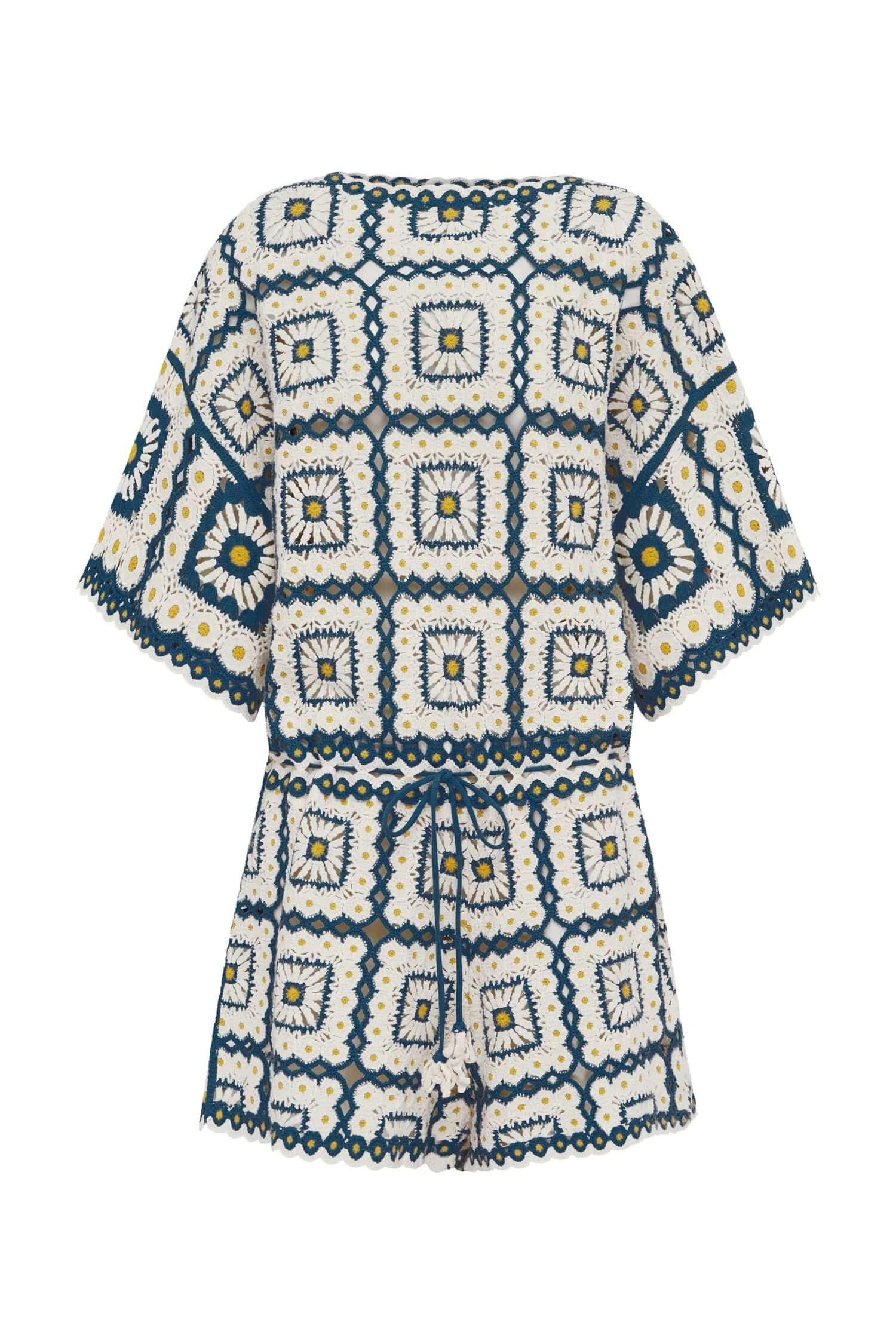 Dolly Playsuit by Alemais - Beachwear Alemais Dolly Playsuit Sustainable Beachwear with Alemais print - Coveti Australian Designer