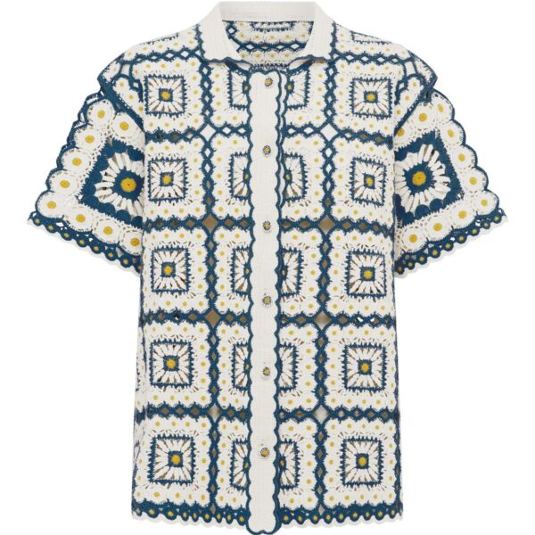 Alemais Dolly Shirt  Sustainable Tops with Alemais print - Coveti Australian Designer