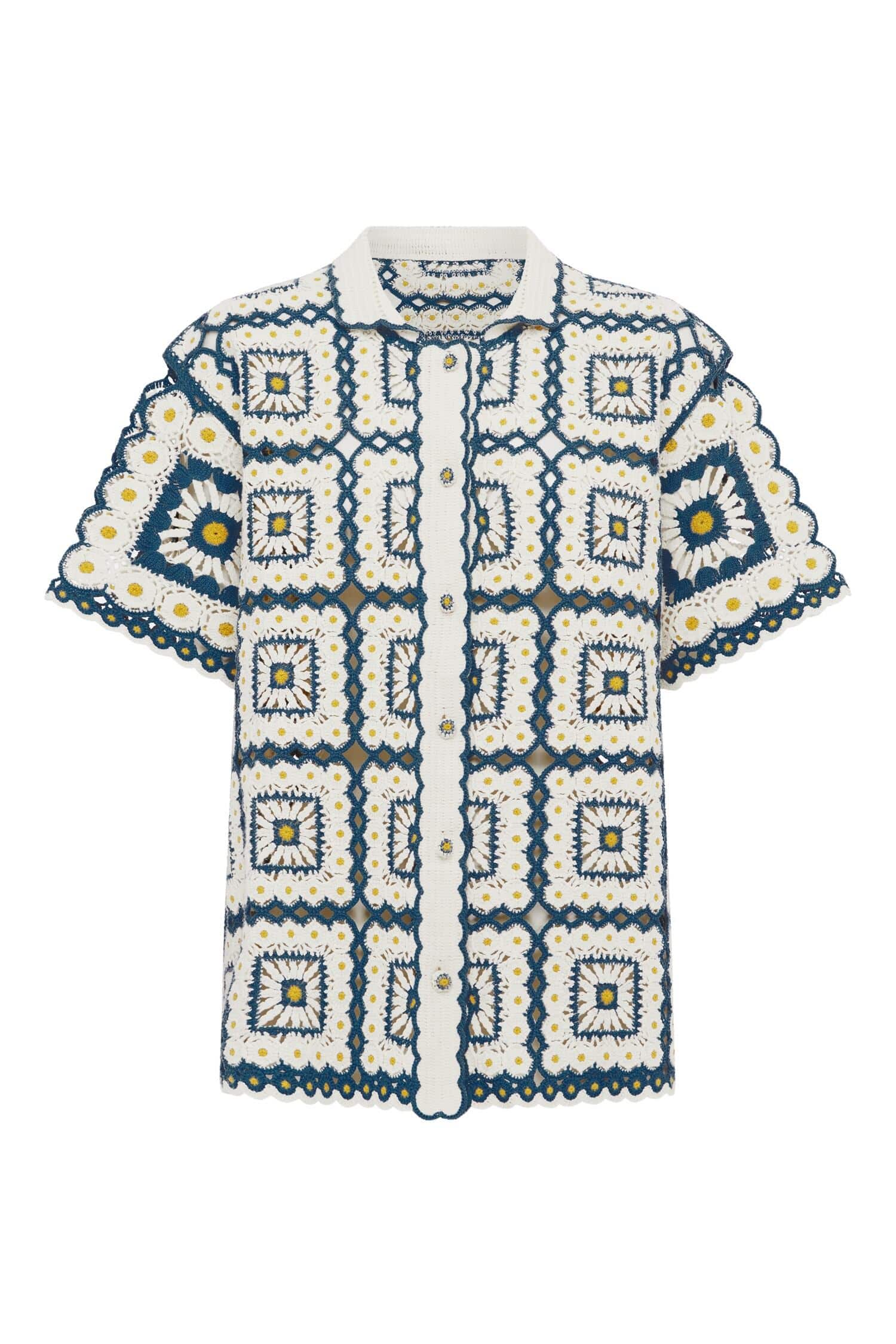 Alemais Dolly Shirt  Sustainable Tops with Alemais print - Coveti Australian Designer