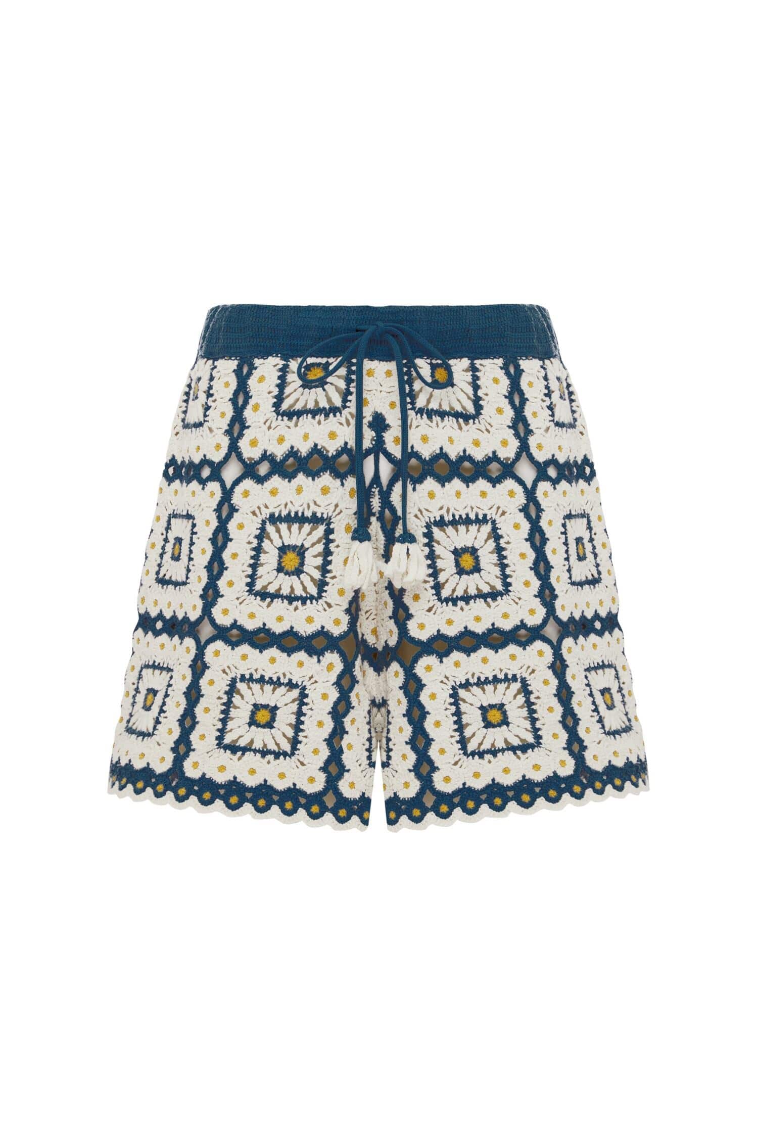 Alemais Dolly Short  Sustainable Shorts with Alemais print - Coveti Australian Designer