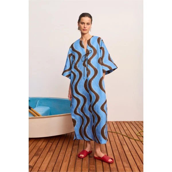 Alemais Frankie Midi Dress  Sustainable Dresses with Alemais print - Coveti Australian Designer
