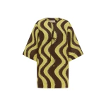 Alemais Frankie Mini Dress Yellow  Sustainable Dresses with Alemais print - Coveti Australian Designer
