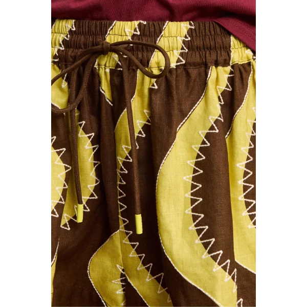 Alemais Frankie Short  Sustainable Shorts with Alemais print - Coveti Australian Designer